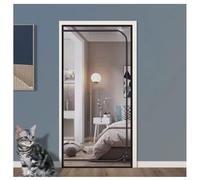 PENSERAR Anti-Dust Zip Door, Dust Door Cover, Made From Thick 1100 Cm X 220 Cm Polypropylene Fabric. Exceptionally Durable Building Door Dust Protector, Renovation Dust Barrier(110x220cm)