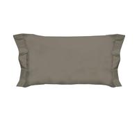 PENSIERI DELICATI SAVOLTEX.Pillowcases, Cotton, Taupe, 52x82 cm