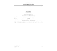 Pension Schemes Bill Amendment to be moved in Grand Committee [Supplementary to the Fifth Marshalled List] (House of Lords) HLB 152 V a