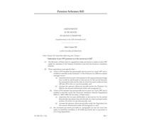 Pension Schemes Bill Amendments to be moved in Grand Committee [Supplementary to the Fifth Marshalled List] (House of Lords) HLB 152 V b