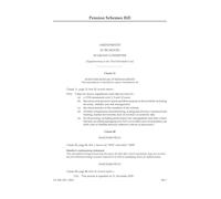 Pension Schemes Bill Amendments to be moved in Grand Committee [Supplementary to the Third Marshalled List] (House of Lords) HLB 152 III b