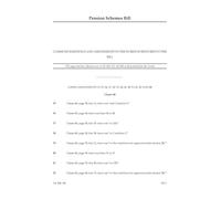 Pension Schemes Bill Commons insistence and amendments to the words so restored to the bill (House of Lords) HLB 196
