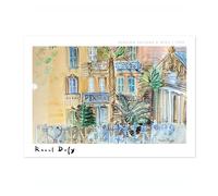 Pension Sévigné À Nice Raoul Dufy Art Print, Vintage Art Painting Poster, Impressionism Art Exhibition Modern Wall Art, Minimalist Home Decor Picture Artwork, A3 (Print Only) - 42x29.7cm