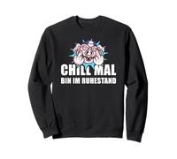 Pensionierung Chill Mal Bin Im Ruhestand Rente Sweatshirt