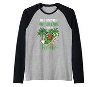 Pensionierung Das Schuften Hat EIN Ende ES Lebe Die Rente Raglan Baseball Tee
