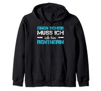 Pensionierung Einen Scheiß Muss Ich Ich Bin Rentnerin Rente Zip Hoodie