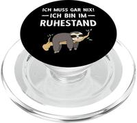 Pensionierung Ich Muss Gar Nix! Ich Bin Im Ruhestand Rente PopSockets PopGrip for MagSafe