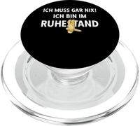 Pensionierung Ich Muss Gar Nix! Ich Bin Im Ruhestand Rente PopSockets PopGrip for MagSafe
