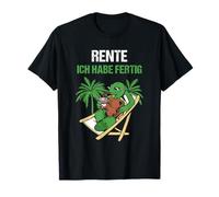 Pensionierung Rente Ich Habe Fertig Rente T-Shirt
