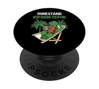 Pensionierung Ruhestand Ich Habe Fertig Rente PopSockets Adhesive PopGrip