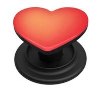 Penslor One-Touch Phone Grip with Expanding Kickstand, Compatible with MagSafe, Practical Safety Mirror, Expanded Grip Space, Metal Ring for Magsafe Included, Deflick Mag - Heart Red