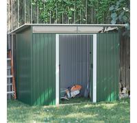 Outsunny Garden Shed Outdoor Storage Tool Organizer w/ Double Sliding Door