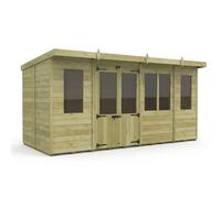 Pent Summer House 18ft x 8ft Fast & Free 2-5 Nationwide Delivery