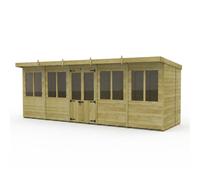 Pent Summer House 20ft x 6ft Fast & Free 2-5 Nationwide Delivery