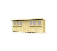 Pent Summer Shed 18ft x 6ft Fast & Free 2-5 Nationwide Delivery