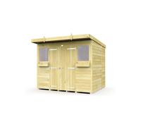 Pent Summer Shed 8ft x 6ft Fast & Free 2-5 Nationwide Delivery