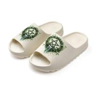 Pentacle Altar Pentagram Forests Slides for Women Men Soft Thick Bottom Coconut Slippers Sandals for Bathroom Beach
