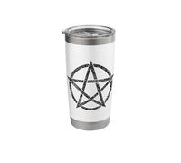 Pentacle Pentagram Symbol Wicca Gothic Pagan Stainless Steel Insulated Tumbler