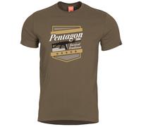 Pentagon Ageron A.C.R. T-Shirt Mens Odourless Summer Outdoor Travel Terra Brown