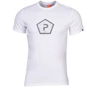 Pentagon Ageron Pentagon Shape Logo T-Shirt Mens Sport Outdoor Cotton Top White