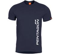 Pentagon Vertical T-shirt - Midnight Blue