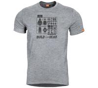 Pentagon Ageron T-Shirt Build Your Gear Melange Size Large
