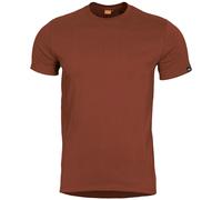 Pentagon Ageron T-Shirt Mens Casual Minimalistic Cotton Plain Maroon Red