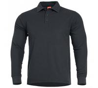 Pentagon Aniketos Long Sleeve Polo Shirt - Black