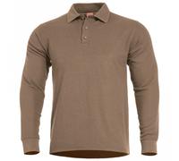 Pentagon Aniketos Long Sleeve Polo Shirt - Coyote