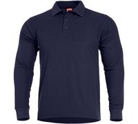 Pentagon Aniketos Long Sleeve Polo Shirt - Navy Blue