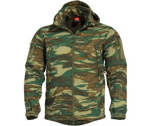 Pentagon Artaxes Mens Softshell Jacket Patrol Outdoor Tactical Greek Lizard Camo