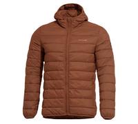 Pentagon Aurora Puffer Jacket Mens Hooded Insulated Coat Nylon Warm Maroon Red