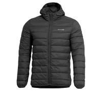 Pentagon Aurora Puffer Jacket Mens Hooded Insulated Coat Nylon Lightweight Black