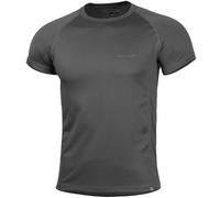 Pentagon Body Shock T-Shirt Army Gym Casual Outdoor Wear Slim Top Cinder Grey