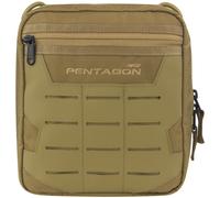 Pentagon EDC 2.0 Utility Pouch Hiking Trekking Travel Laser Cut Webbing Coyote