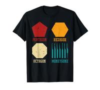 Pentagon Hexagon Octagon Moneygone Value Graphic T-Shirt