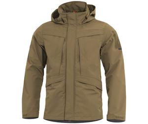 Pentagon Hurricane Shell Jacket Mens Parka Breathable Waterproof Hood YKK Coyote