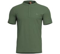 Pentagon Men's Levantes Henley Shirt Camo Green Size XXL