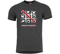 Pentagon 3T T-Shirt Mens Classic Sport Outdoor Hiking Quick Dry Cotton Top Black
