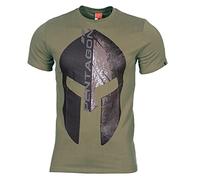 Pentagon Ageron T-Shirt Eternity Logo Tactical Gym Workout Top Mens Vest Olive