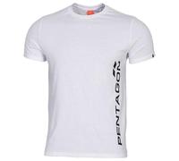 Pentagon Vertical T-shirt - White