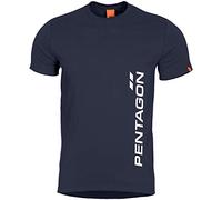 Pentagon Vertical T-shirt - Midnight Blue