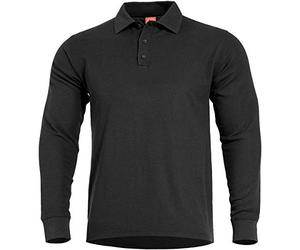Pentagon Men's Aniketos Polo Shirt Long Black Size M