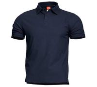 Pentagon Aniketos Polo T-Shirt Army Summer Wear Mens Casual Top Marine Navy Blue