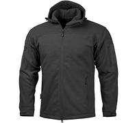 PENTAGON HERCULES FLEECE JACKET 2.0 TACTICAL WARM MENS HOODED POLICE COAT BLACK