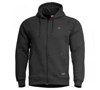 PENTAGON Phaeton Full Zip Sweater Comfort Fit Flatlock Seams Storm Hood Black