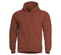 Pentagon Phaeton Zip Hoodie - Maroon Red