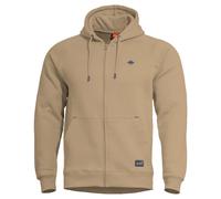 Pentagon Phaeton Zip Hoodie - Tan Brown