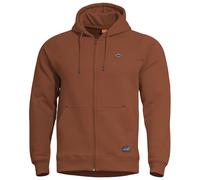 Pentagon Phaeton Zipped Hoodie Mens Outdoor Work Gym Fleece Hiking Maroon Red