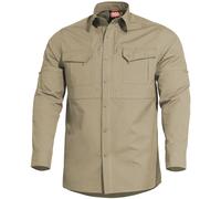 Pentagon Plato Tactical Shirt Mens Long Sleeve Quick Drying Breathable Khaki